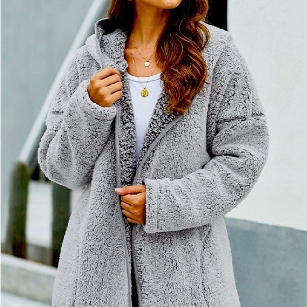 Hooded Teddy Coat